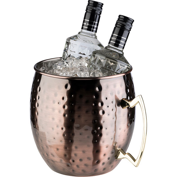 Ведро для шампанского «Московский мул»;сталь нерж.;5л;D=20,H=21см