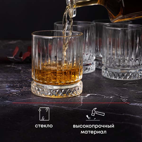 Олд фэшн «Элизия»;стекло;210мл;D=73,H=85мм;прозр. Олд фэшн «Элизия»;стекло;210мл;D=73,H=85мм;прозр.