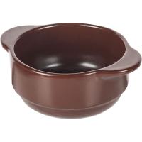 Чашка бульонная «Шоколад»;фарфор;300мл;D=115,H=55мм;тем.корич.