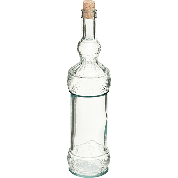 Бутылка с пробкой;стекло;0,75л;прозр.