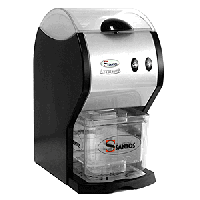 Мельница для льда электрическая неон.подсв;пластик;,H=47,7,L=33,8,B=23,1см;190вт;металлич.,черный