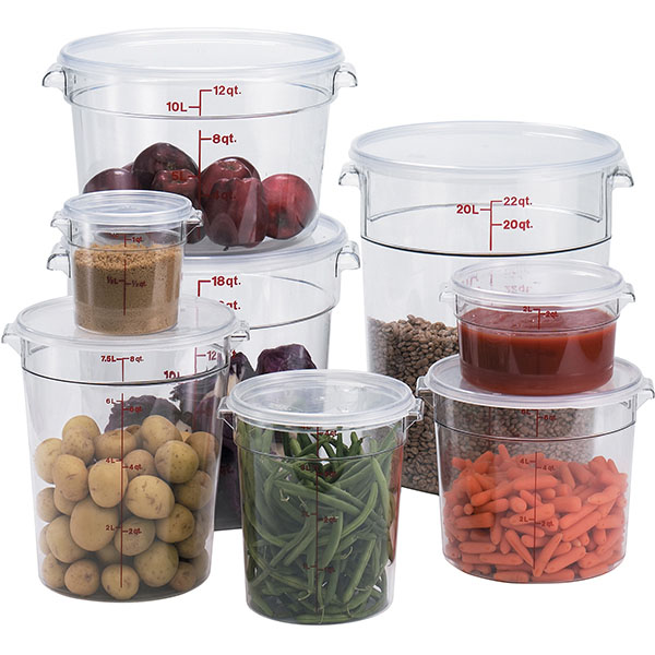 Контейнер для продуктов;поликарбонат;1,9л;D=20,8,H=11,1см;прозр.