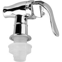 Кран для диспенсера;пластик;D=14,L=180,B=30мм;серебрист.