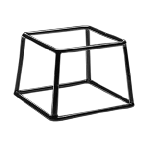 Подставка фуршетная;пластик;,H=12,7,L=17,8,B=15,2см;черный