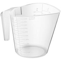 Стакан мерный с ручкой;полипроп.;1,3л;D=20,H=14см;прозр.