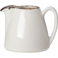 Молочник «Браун Дэппл»;фарфор;142мл;,H=7см;белый,коричнев.