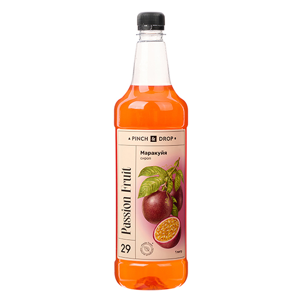 Сироп «Маракуйя» Pinch&Drop;пластик;1л;D=83,H=267мм