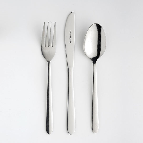 Вилка столовая «Модэна»;сталь нерж.;,L=195/65,B=24мм;металлич.