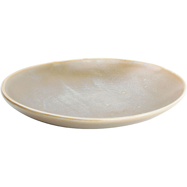 Блюдо глубокое;фарфор;,H=55,L=300,B=210мм;бежев.