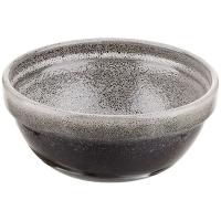 Салатник «Млечный путь»;фарфор;300мл;D=125,H=55мм;черный,серый