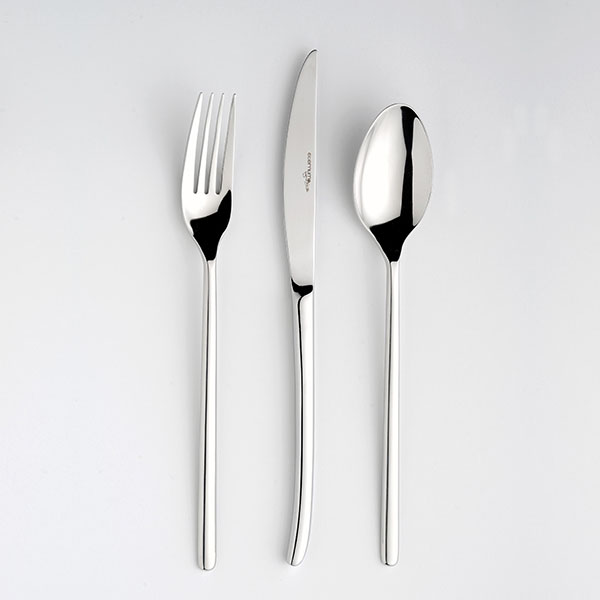 Нож столовый «X-LO»;сталь нерж.;металлич.