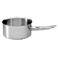 Сотейник «Экселленс»;сталь нерж.;5,4л;D=24,H=12см;металлич.