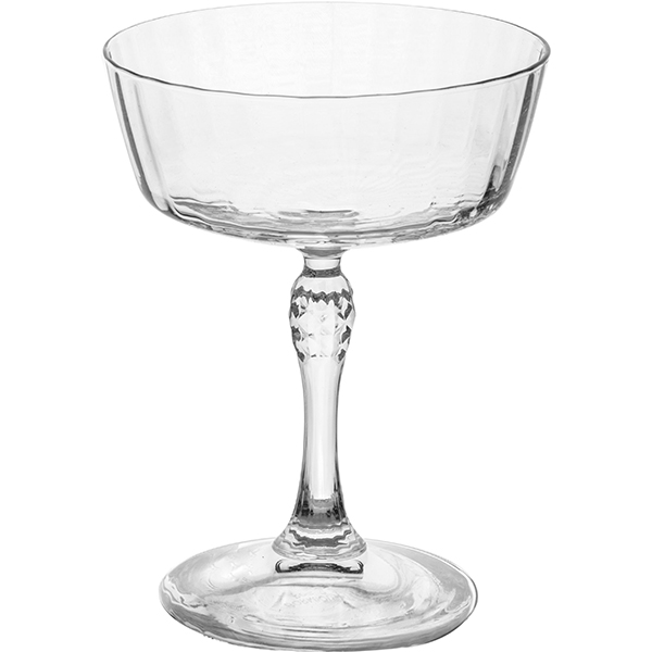 Шампанское-блюдце «Америка 20х»;стекло;275мл;D=10,7,H=14см;прозр.