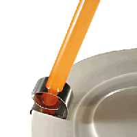 Клипса-держатель д/тубы;сталь нерж.;,H=41,L=43,B=30мм