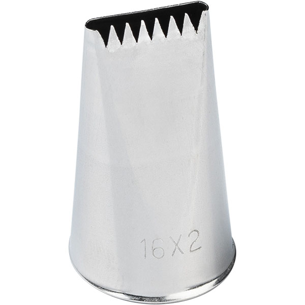 Насадка кондитерская[5шт];сталь нерж.;,L=16мм