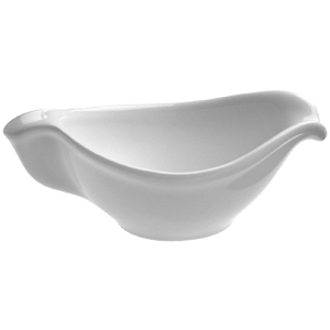 Соусник «Веркорс»;фарфор;100мл;,H=50,L=150,B=65мм;белый