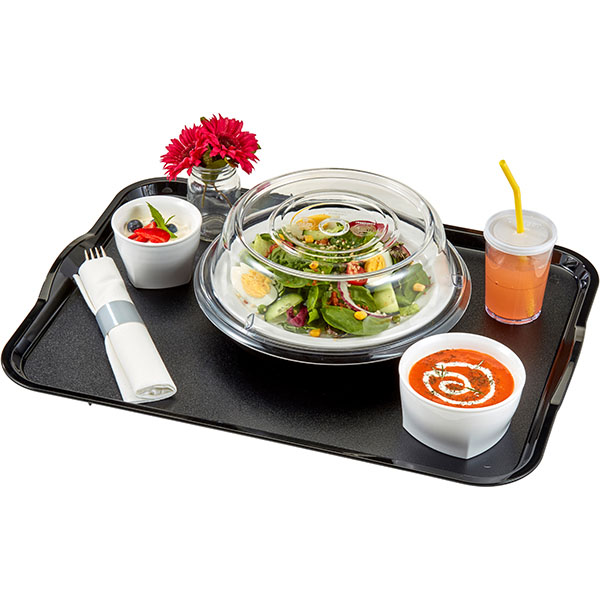 Крышка для блюда;поликарбонат;D=308,H=69мм;прозр.