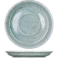 Блюдце «Лайфстиль»;фарфор;D=150,H=15мм;мятно-бирюз.