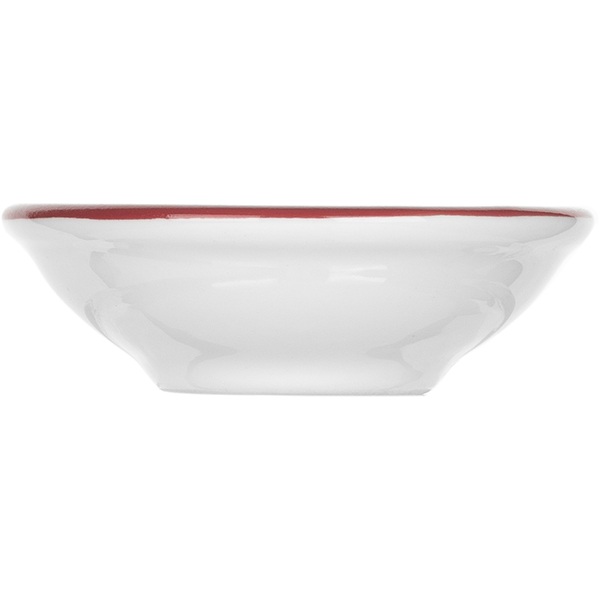 Соусник «Кото Рэд»;фарфор;25мл;D=7см;черный,красный