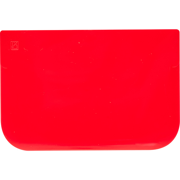 Шпатель кондитерский[10шт];пластик;,H=15,L=120,B=80мм;красный