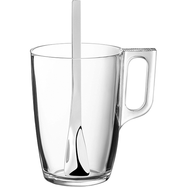 Ложка десертная «Волюто»;сталь нерж.;,L=15,5см;металлич.