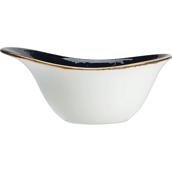 Салатник «Крафт лакрица»;фарфор;450мл;,L=18,B=14см;черный