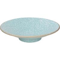 Тарелка глубокая «Органика»;фарфор;D=26см;голуб.