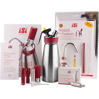 Сифон для сливок «Гурме» + устройство для ароматизации;сталь нерж.;0,5л;металлич.