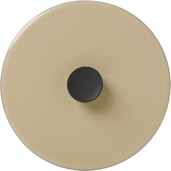 Крышка для кастрюли для сервировки «Карактэр»;керамика;D=120,H=18мм;бежев.