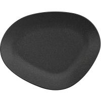 Тарелка «Гэлэкси» ассиметричная;фарфор;D=350,H=39мм;граф.,матовый