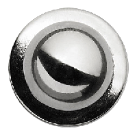 Пукли[12шт];пластик;D=15мм;серебрист.