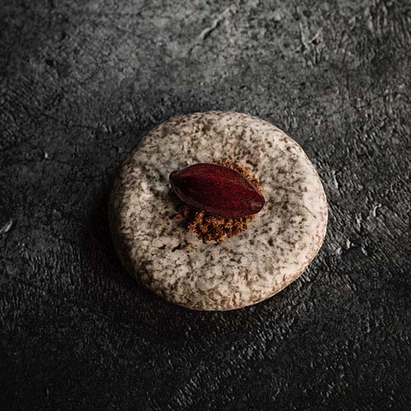 Тарелка «Студио Ро»;керамика;D=111,H=24мм;серый