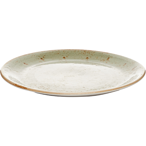 Тарелка «Крафт Грин» мелкая;фарфор;D=23,H=2см;зелен.