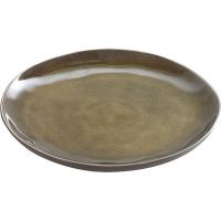 Тарелка «Пьюр»;керамика;D=205,H=20мм;зелен.