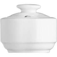 Сахарница «Прага»;фарфор;200мл;D=9,H=8см;белый