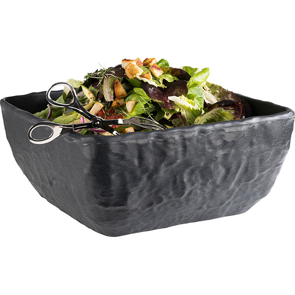 Салатник «Риф»;пластик;8л;,H=14,5,L=32,B=32см;черный