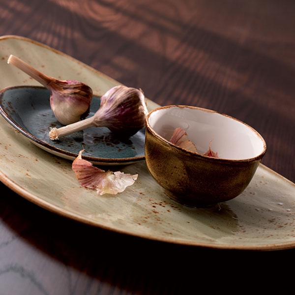 Тарелка пирожковая «Крафт Блю»;фарфор;D=155,H=20,L=155,B=130мм;синий