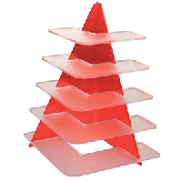 Этажерка 5-ярусная д/десерта;,H=9,L=56см