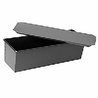 Форма для выпечки хлеба «Экзопан»;сталь,антиприг.покр.;,H=11,5,L=41,5,B=12см;серый