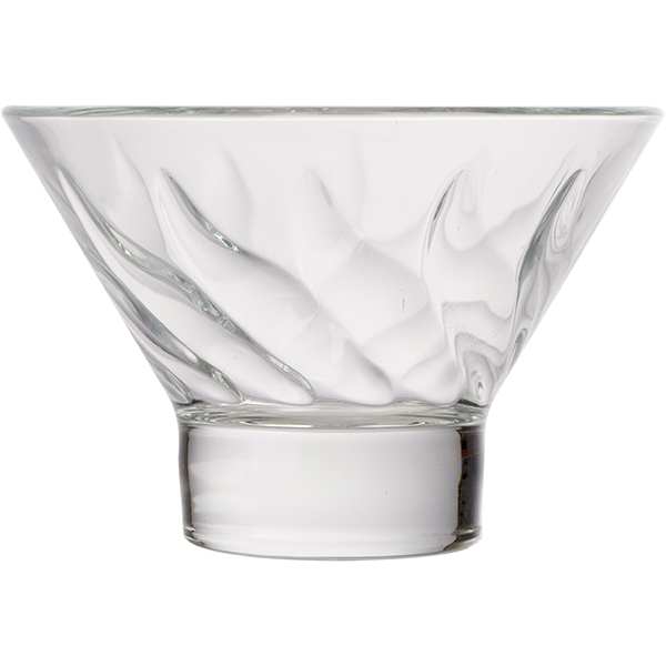 Креманка «Бэлл Пламя»;стекло;200мл;D=12,H=8см;прозр.