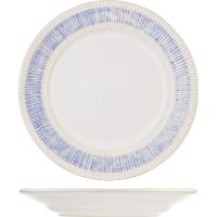 Тарелка;керамика;D=275,H=35мм;белый,голуб.