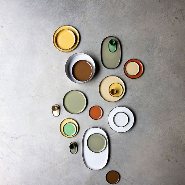 Тарелка «Карактэр» с высоким бортом;керамика;D=150,H=15мм;желт.