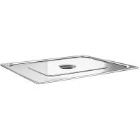 Крышка для гастроемкости GN 2/1;сталь нерж.;,H=3,L=65,B=53см;металлич.