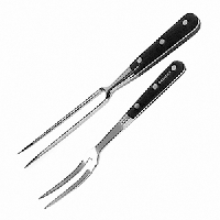 Вилка сервировочная;сталь нерж.,пластик;,L=257/148,B=22мм;металлич.,черный