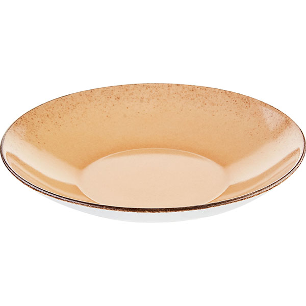 Тарелка глубокая «Опшенс Нэйчерал Сэнд»;фарфор;1л;D=239,H=45мм;песочн.