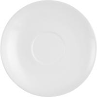 Блюдце «Ресторан»;стекло;D=110/35,H=15мм;белый