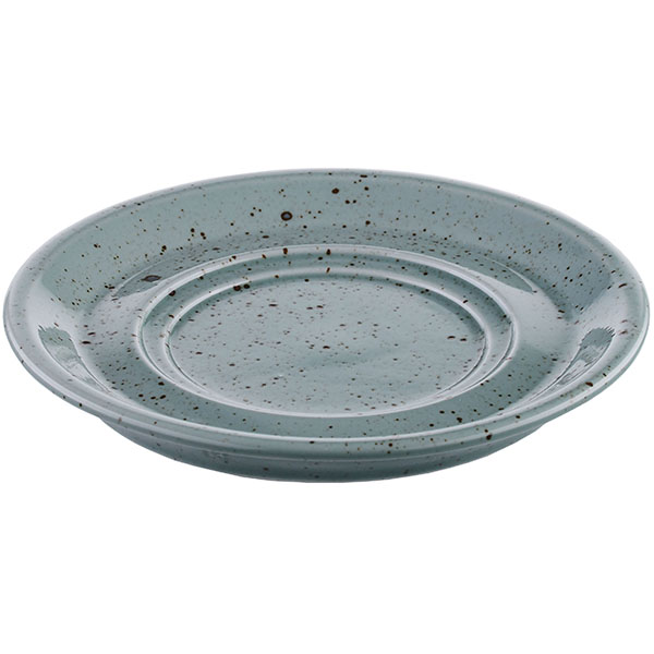 Блюдце «Лайфстиль»;фарфор;D=17см;мятно-бирюз.