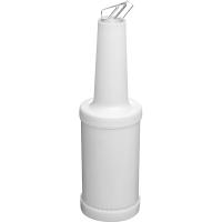 Емкость для сока с лейкой;полипроп.;0,95л;D=85,H=340мм;белый