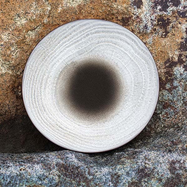 Тарелка «Свелл» для хлеба;керамика;D=16,H=2см;черный,коричнев.