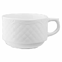 Чашка чайная «Афродита»;фарфор;190мл;D=80,H=55мм;белый